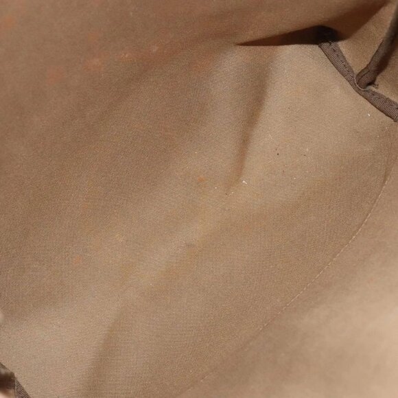 GUCCI GG Supreme Web Sherry Line Tote Bag PVC Leather Beige Auth 89625 - Picture 11 of 16